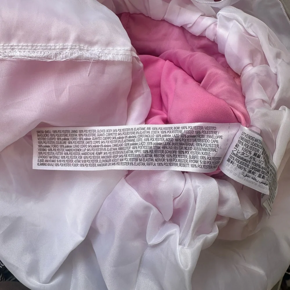 Disney Pink Fabric with White Dots